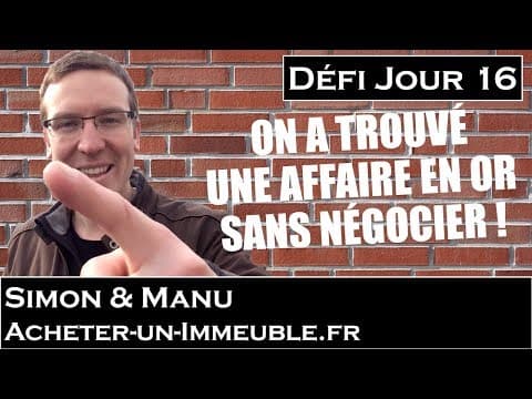 On a acheté SANS négocier !