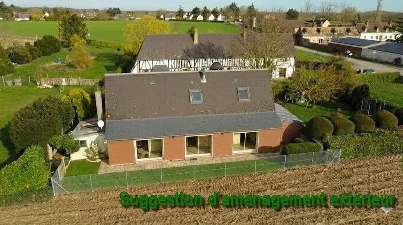 Ensemble immobilier de 2 maisons avec 8 chambres et 327 m2 à 15 mn d'Evreux - Photo 1