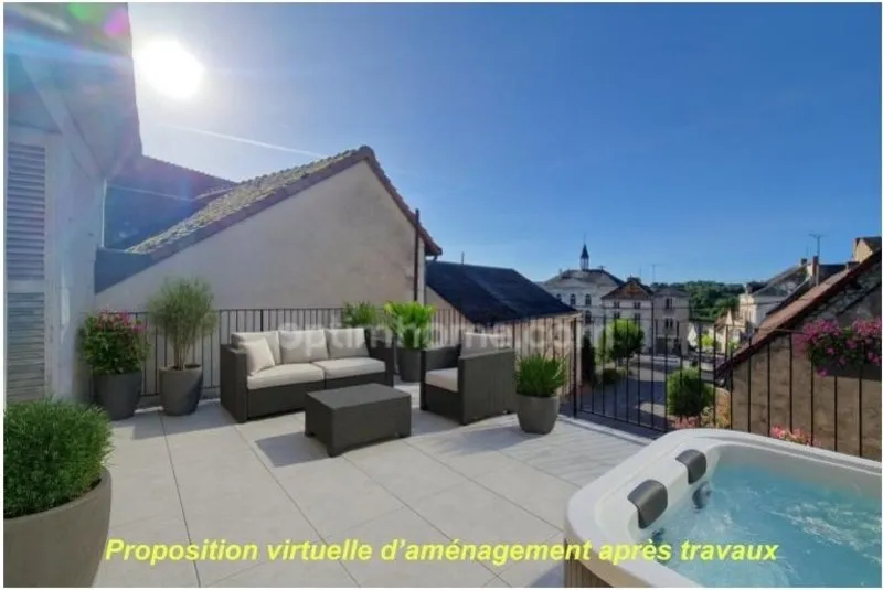 Immeuble de plus de 250 m² à rénover - potentiel de 4 à 5 appartements à créer à Preuilly sur Claise (37) ! - Photo 1
