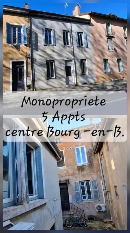 Immeuble Bourg En Bresse - Monopropriété 5 T2 - 160 m2 - Photo 1