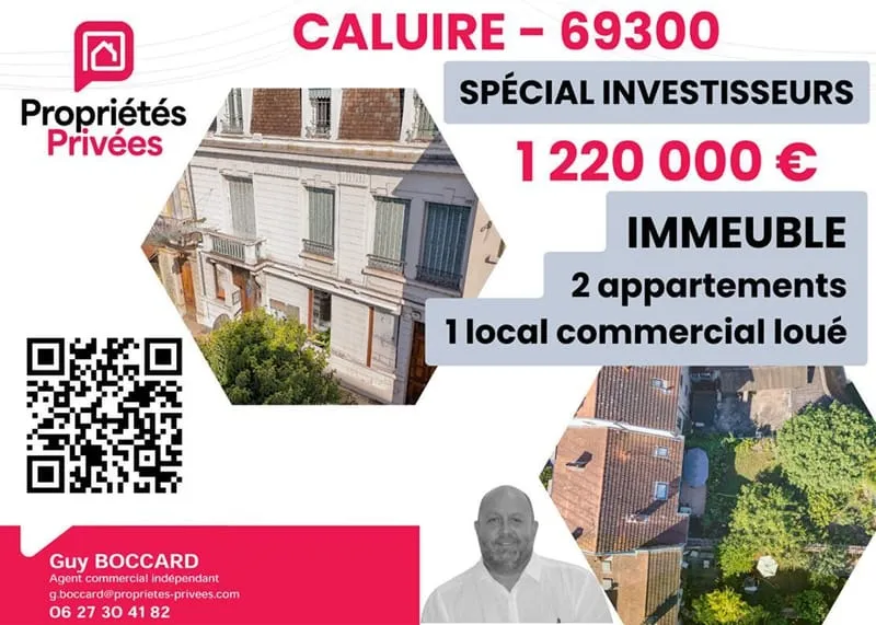 Immeuble - Hôtel particulier + Local commercial à Caluire et Cuire - Photo 1