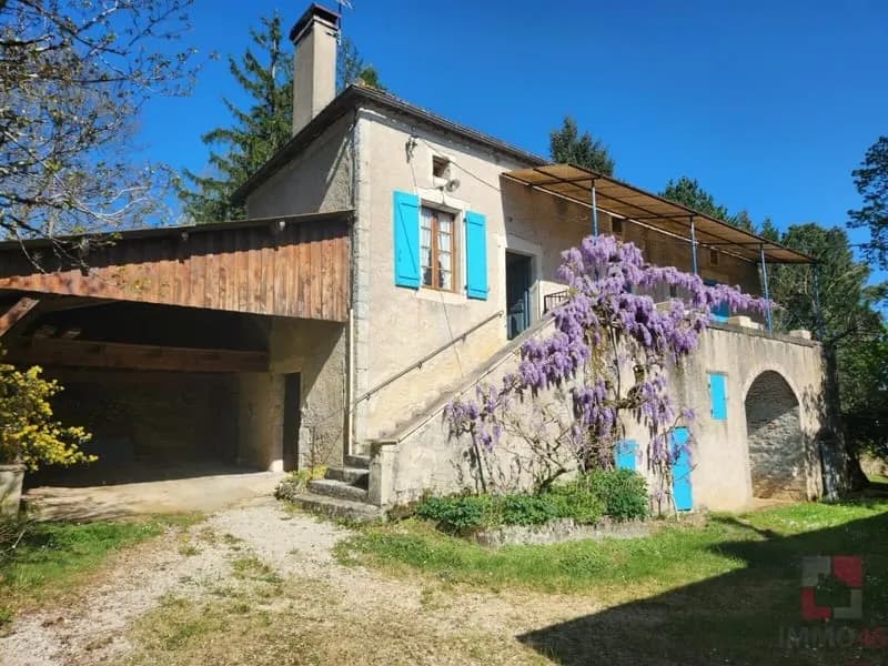 Ensemble immobilier en pierre à rénover - Photo 1