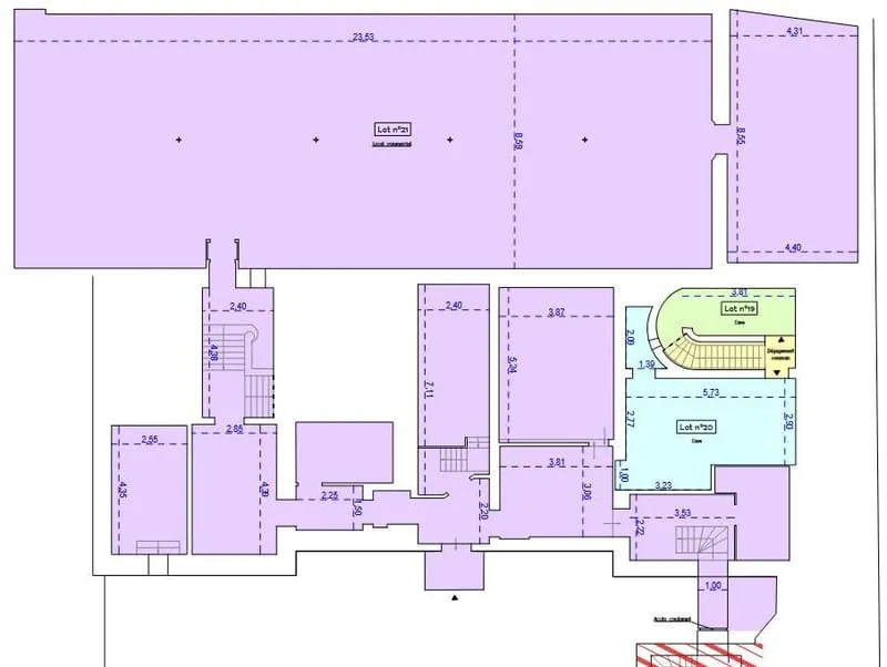 Local commercial 360 m² - Libre de toute occupation - Ancienne salle des coffres - Rouen centre - Photo 1
