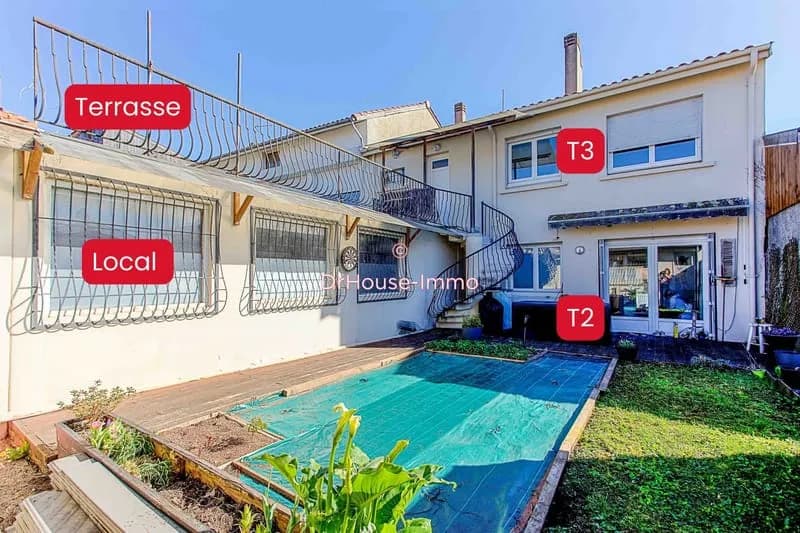 Immeuble logements + local commercial. Revenus locatifs 29 103 € /an - Photo 1