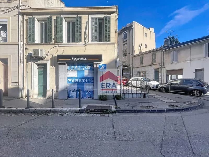 A VENDRE MARSEILLE 13004 CHARTREUX MONTOLIVET IMMEUBLE APPARTEMENT T3 LOCAL COMMERCIALE - Photo 1