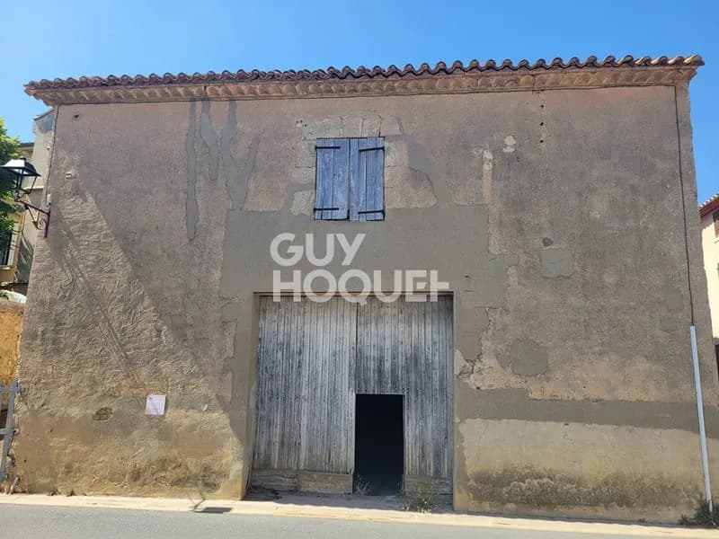 Montredon des Corbières, grande remise en pierre - Photo 1