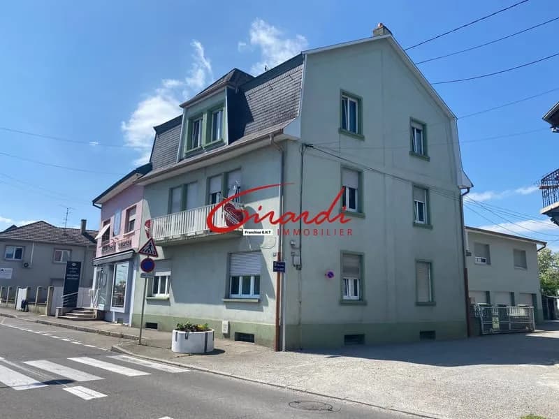 IMMEUBLE DE RAPPORT, WITTENHEIM FERNAND ANNA, 3 LOGEMENTS - Photo 1