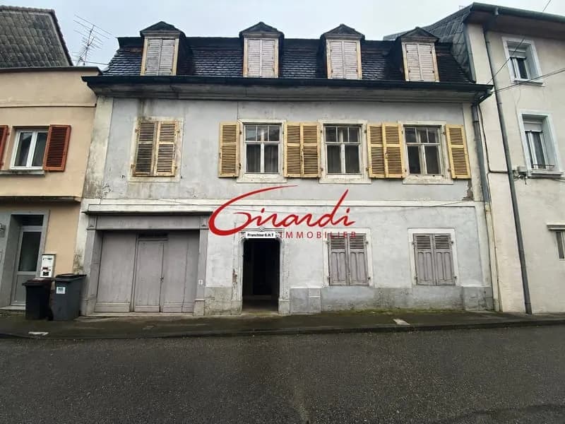 CERNAY, immeuble CENTRE VILLE, SUR 3 NIVEAUX, 12PIECES À RE - Photo 1