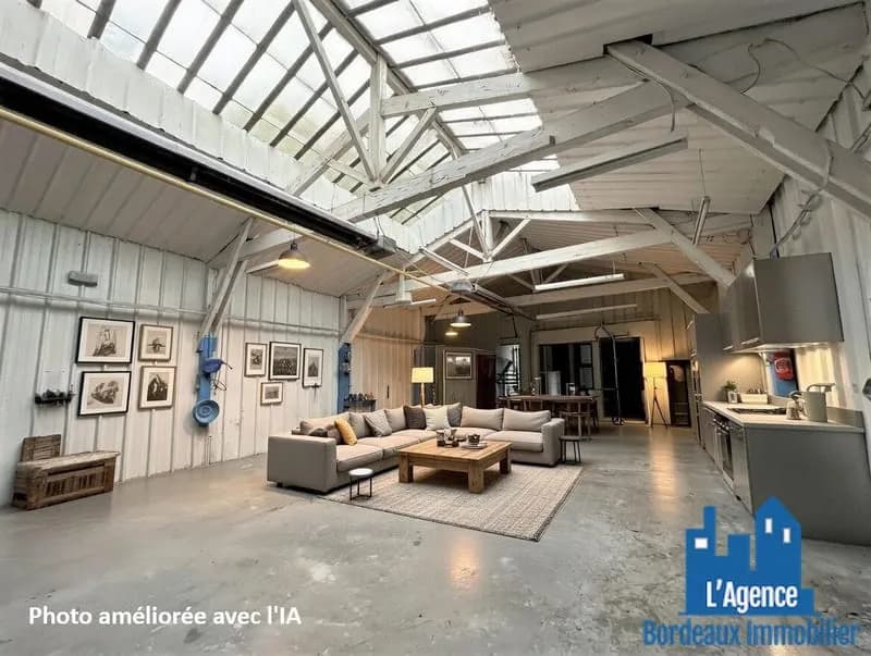 BORDEAUX- QUARTIER SAINT JEAN- IMMEUBLE MIXTE 3 LOTS 460M² + CAVE ET JARDIN DE 300M²- A VOS PROJETS ! - Photo 1
