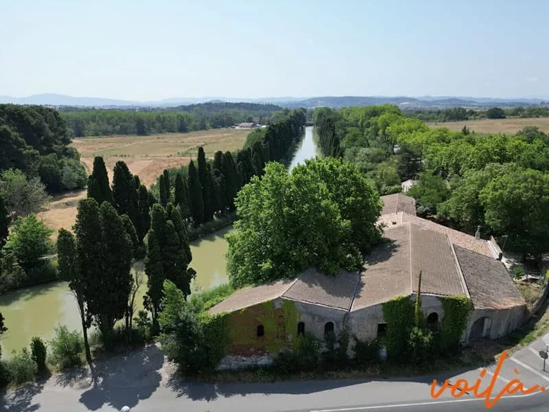 Réf : Canal - Carcassonne - Immeuble de 465m² au sol sur 2 niveaux soit 930m² au total - Photo 1