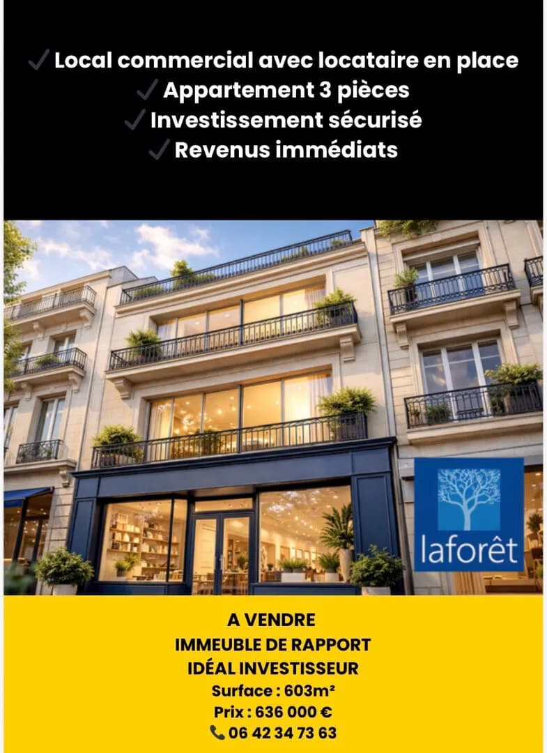 Immeuble mixte avec locataire en place-Idéal investisseur- centre de Plomeur - Photo 1