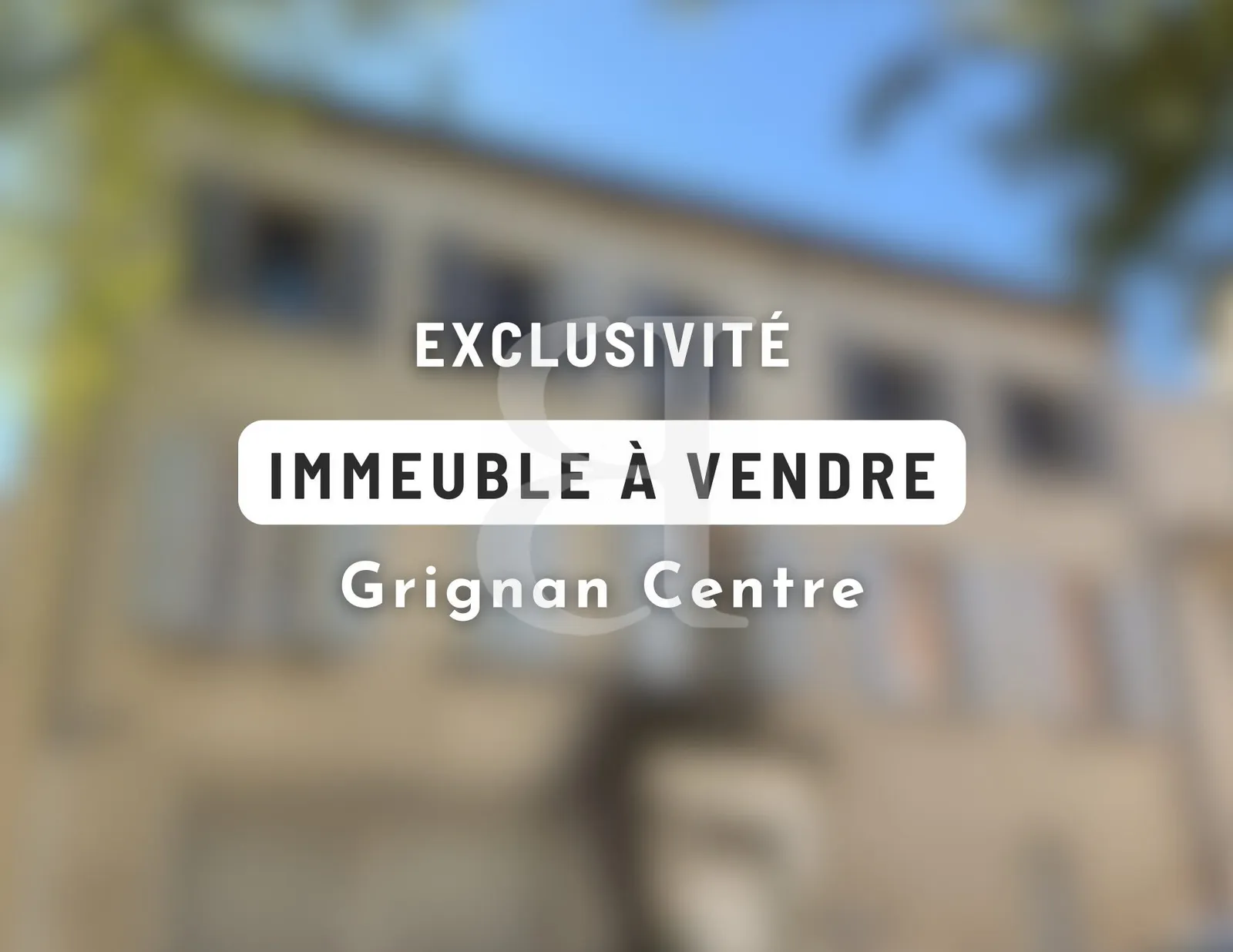Immeuble à rénover en exclusivité en plein coeur de Grignan. - Photo 1