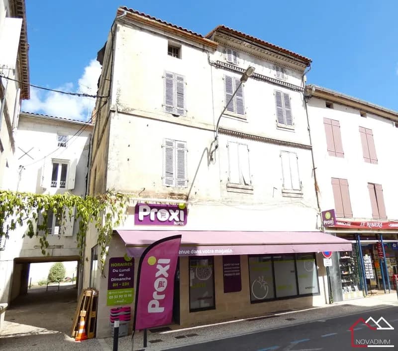 Immeuble à Vendre - Centre-Ville de Ribérac - Fort Potenti - Photo 1