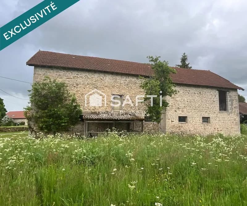 Magnifique ensemble immobilier avec grange, cave, étable, atelier, terrain agricole à Flayat ! - Photo 1