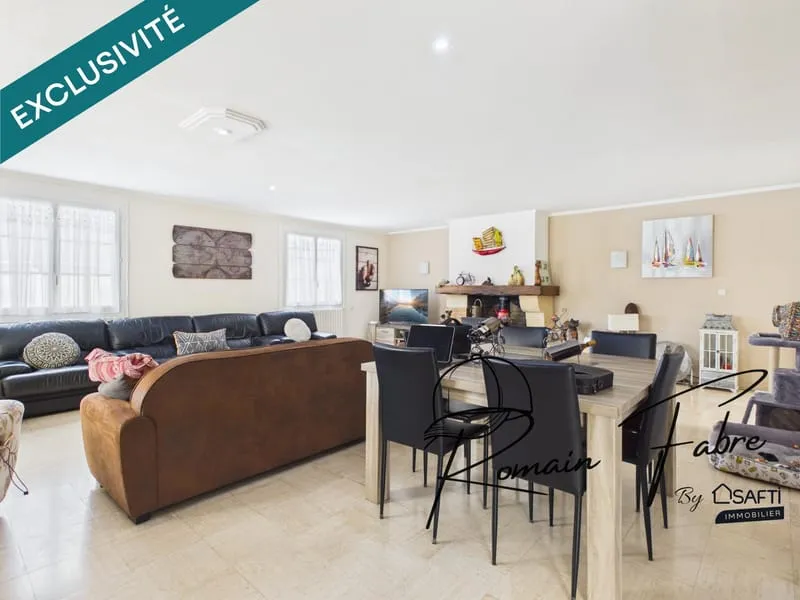 Immeuble de 630m2 comprenant un ensemble de locaux commerciaux de 360m2 ainsi qu'une maison avec 6 chambres - Photo 1