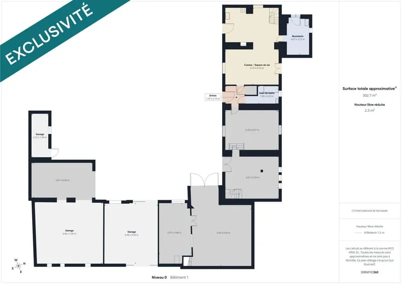 Immeuble de rapport 715m² de plancher - Photo 1
