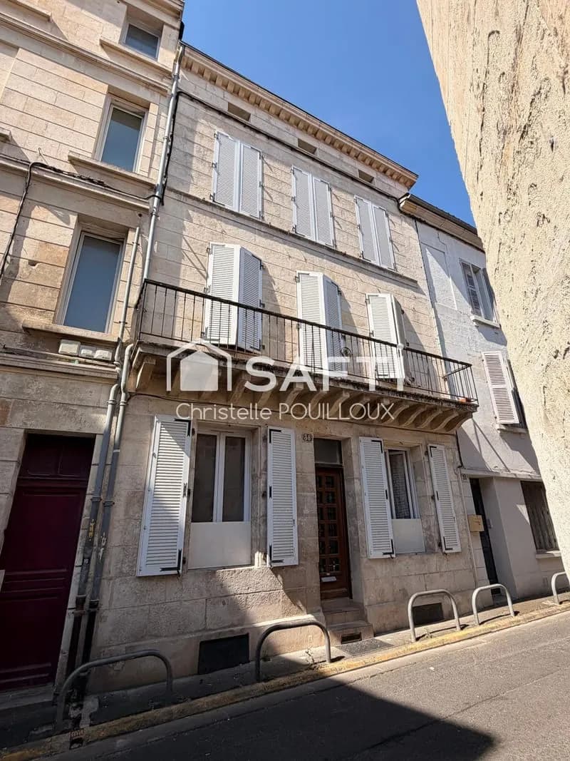 Immeuble de rapport en pierre - 4 logements - Hyper-centre de Niort - Photo 1