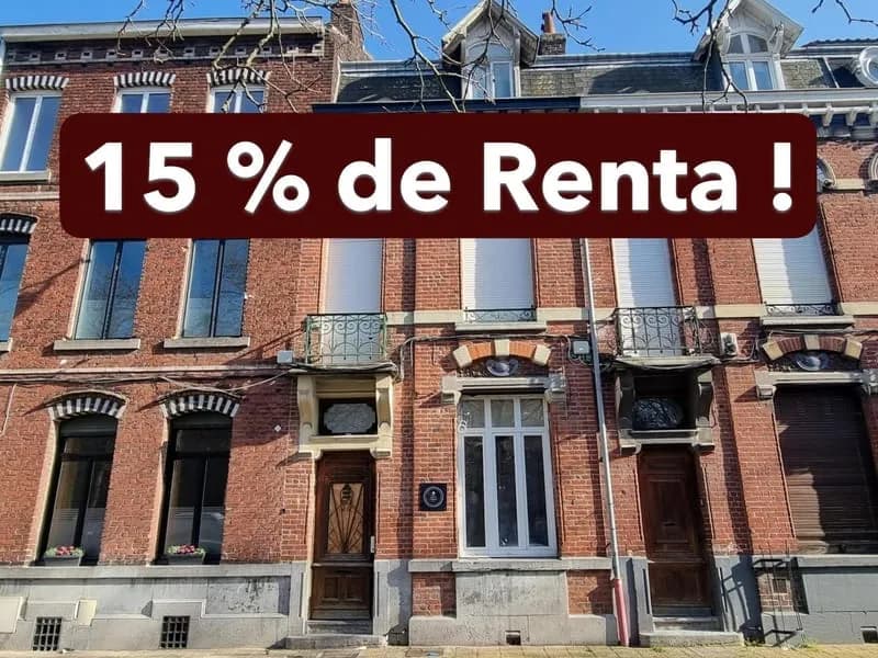 Immeuble de Rapport 114m² 6 chambres 15% Renta - Photo 1