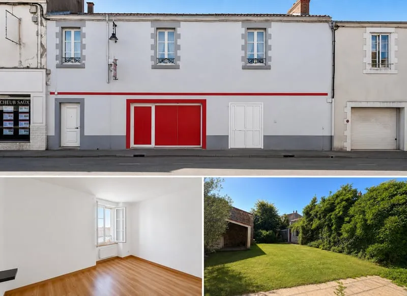 À VENDRE ? IMMEUBLE AVEC LOCAL COMMERCIAL, APPARTEMENT T4, TERRASSE ET JARDIN ? LA ROCHE-SUR-YON - Photo 1