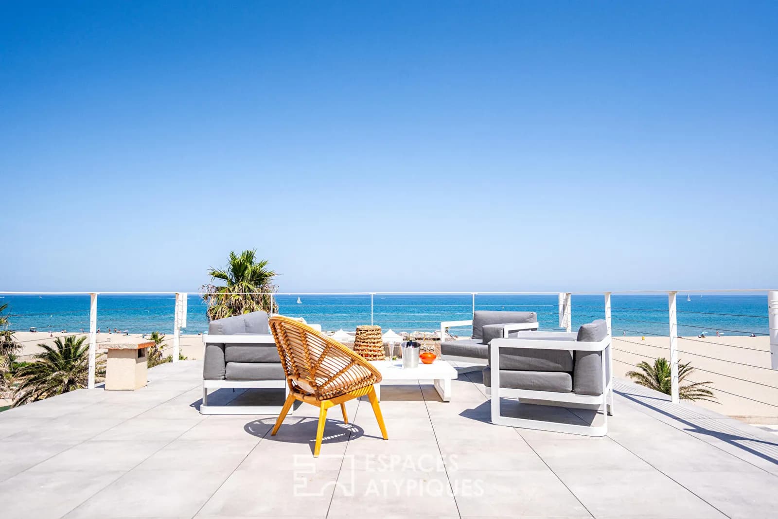 Vue mer et son toit terrasse sur la côte Vermeille - Photo 1