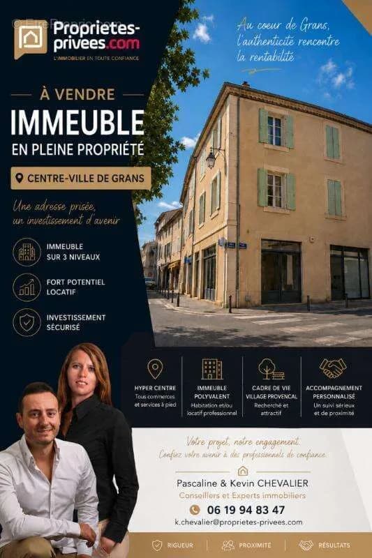 Pleine Propriété Immeuble Mixte Prêt à Exploiter Grans Centre ville - Photo 1