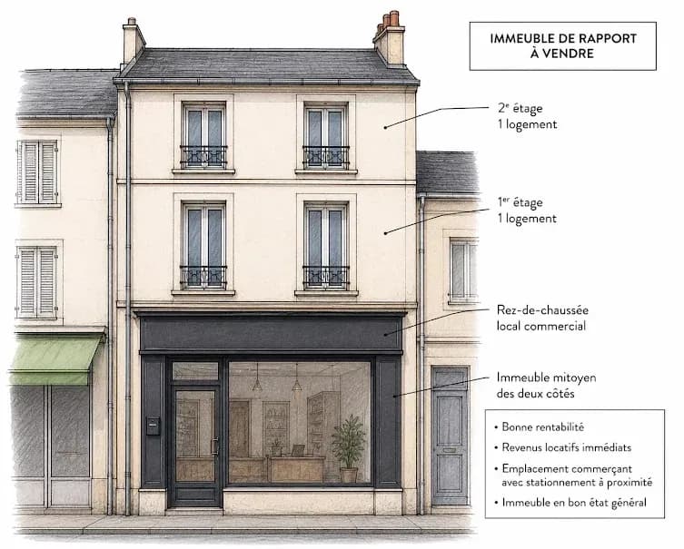 Immeuble de rapport 153 m² - Photo 1