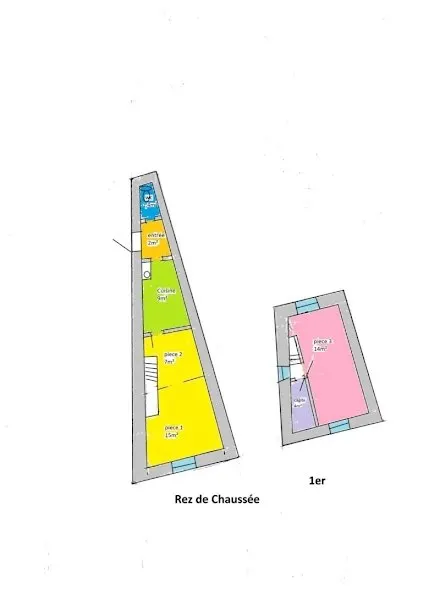 Immeuble 3 pièces 50 m² - Photo 1