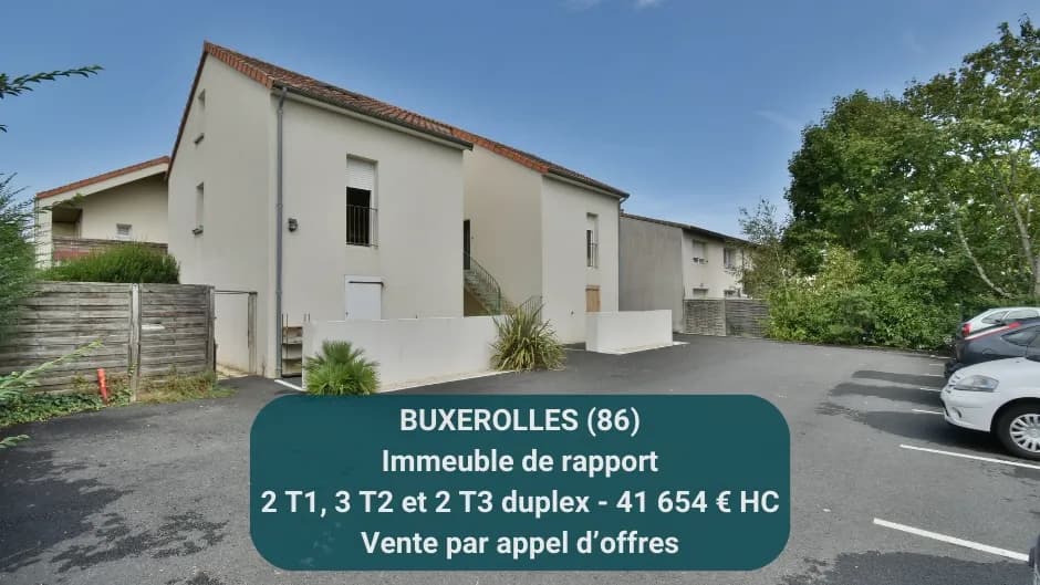 Vends immeuble de rapport 238m² Buxerolles 86180 - Investissement sur Poitiers - Photo 1