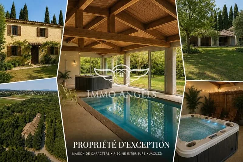 Ensemble immobilier de caractère avec piscine couverte et fort - Photo 1