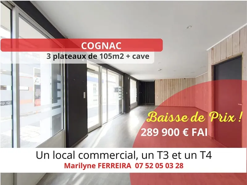 Immeuble De Rapport - 8,9 % de rentabilité - Cognac - Photo 1