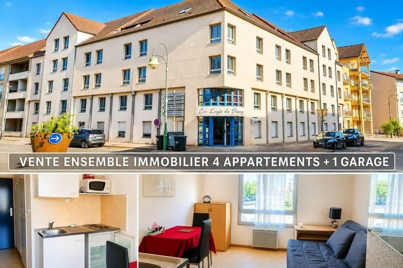À Vendre 4 Studios + 1 Garage Situé Centre Ville Paray Le Monial . - Photo 1