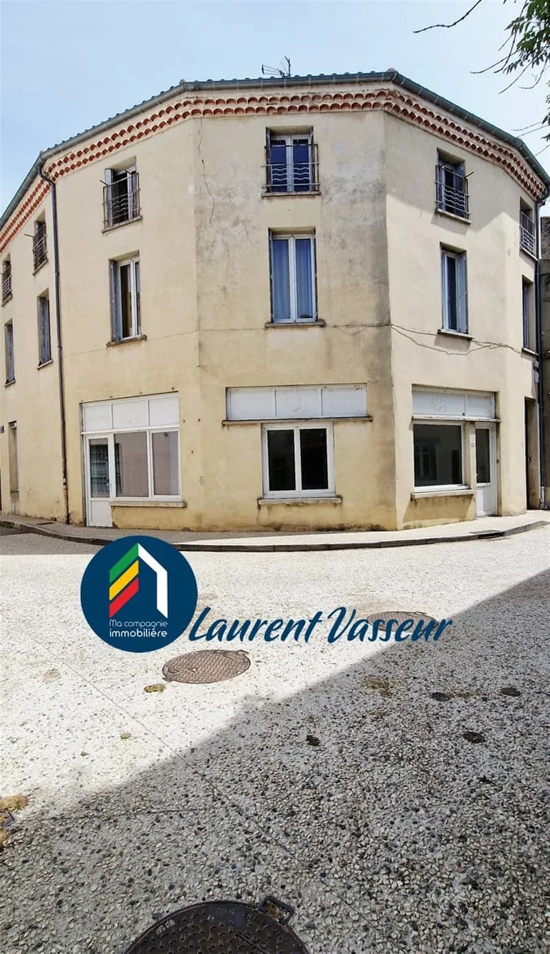 Immeuble de rapport avec local commercial et 3 appartements à Bourdeaux - Photo 1