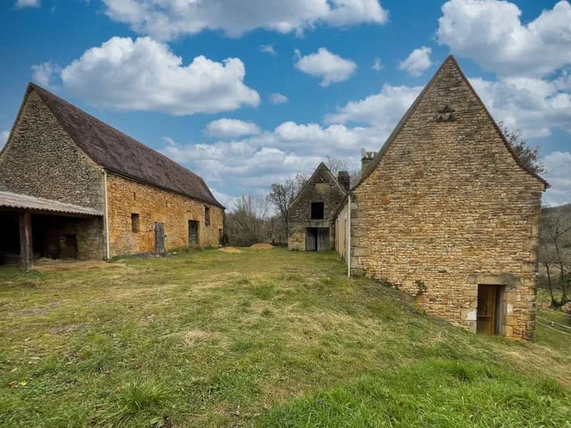 Proche Sarlat - Ensemble Immobilier En Pierre - Photo 1
