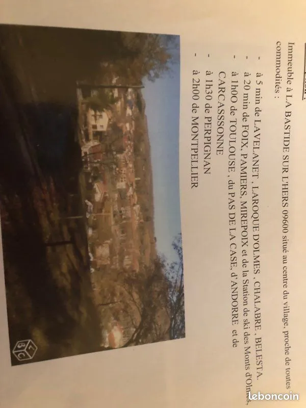 Vend immeuble à labastide sur L'hers fort potentiel - Photo 1