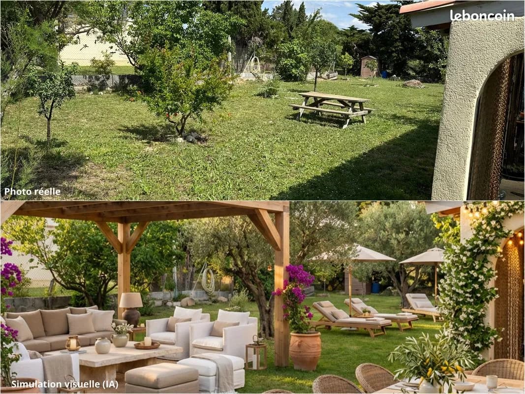 Ensemble immobilier - 7 logements loués - 387 m² + garage 90 m² - terrain 1 786 m² - Peyriac-de-Mer - Photo 1