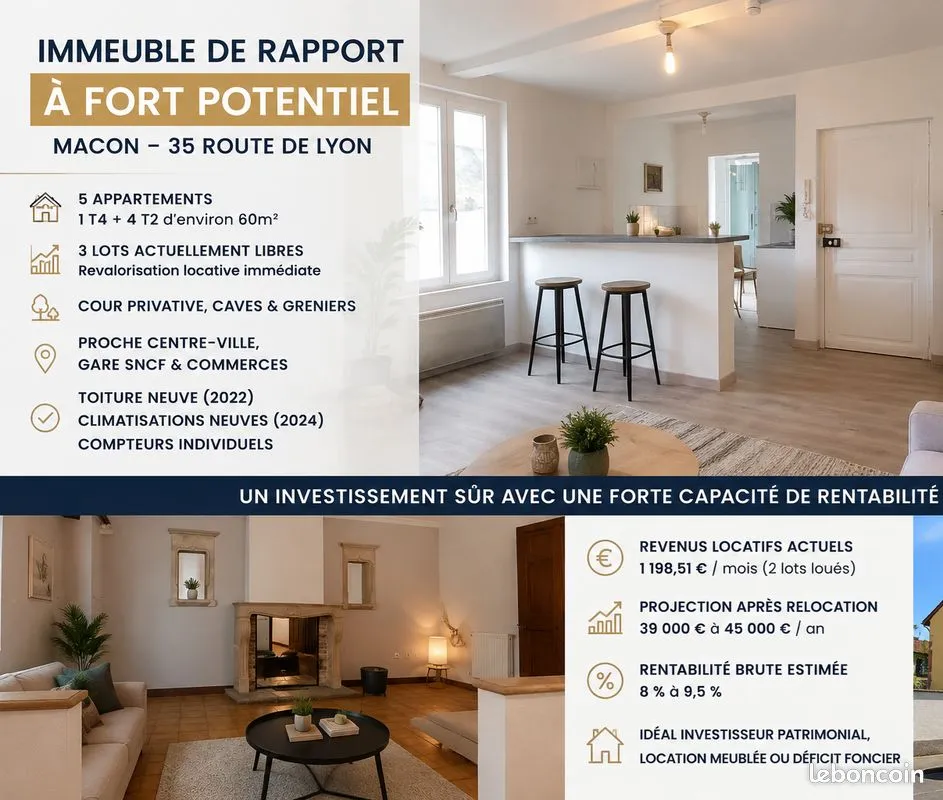 Immeuble de rapport 440 m² - Photo 1