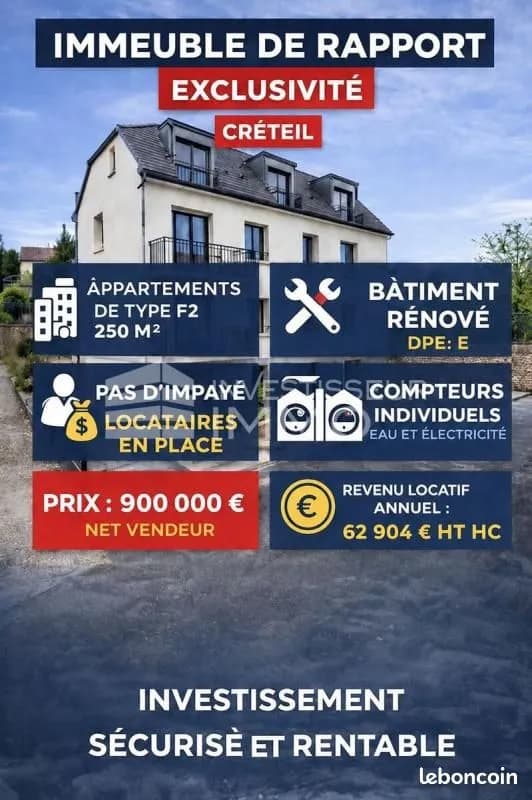 Immeuble de rapport 242 m² - Photo 1