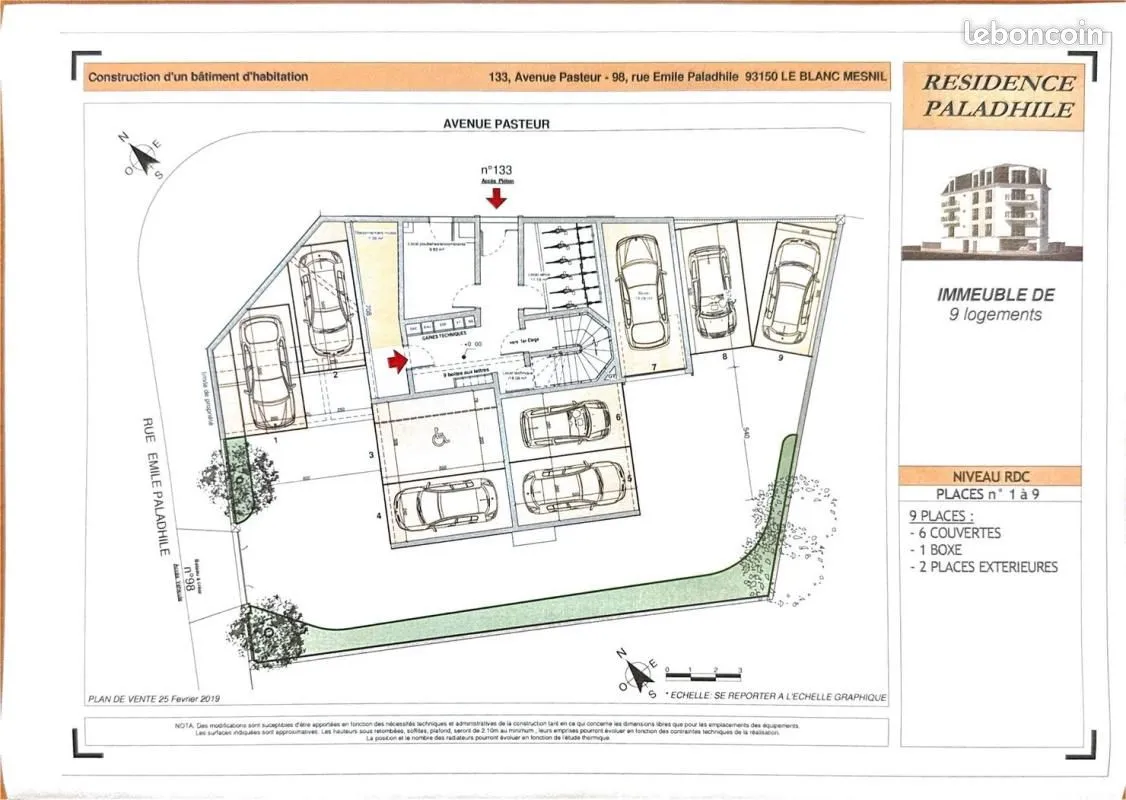 Immeuble 500 m² - Photo 1