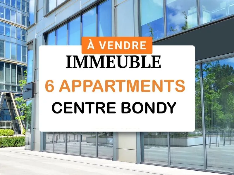 Ensemble Immobilier à vendre BONDY (93)surface de 344m2 Prix 690 000€ - Photo 1