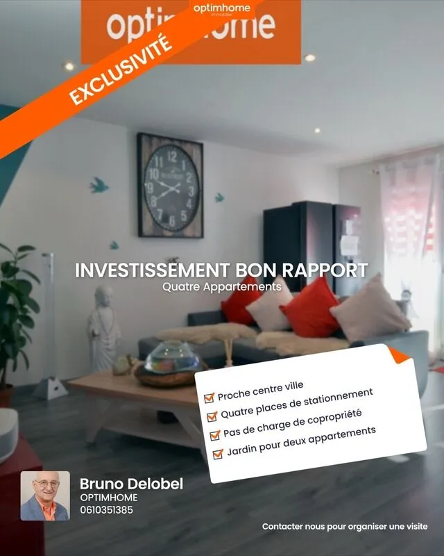Ensemble de 4 logements à Lens - Idéal investisseur, rentabilité de 8% - Photo 1