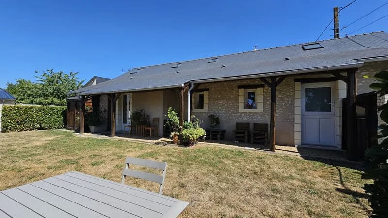Vente à terme occupée - Ensemble immobilier avec deux logements et garages 4 pièces COULONGE (72) - Photo 1