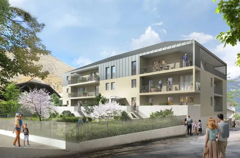 NOUVEAU ! LES JARDINS DE BABYLONE PETIT IMMEUBLE NEUF AU CALME ET AU COEUR DE SAINT JEAN DE MAURIENNE - Photo 1