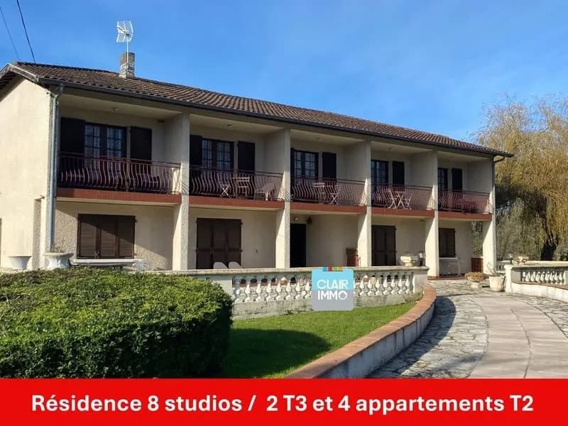Ensemble immobilier meublé de 15 logements, à 900 m des - Photo 1