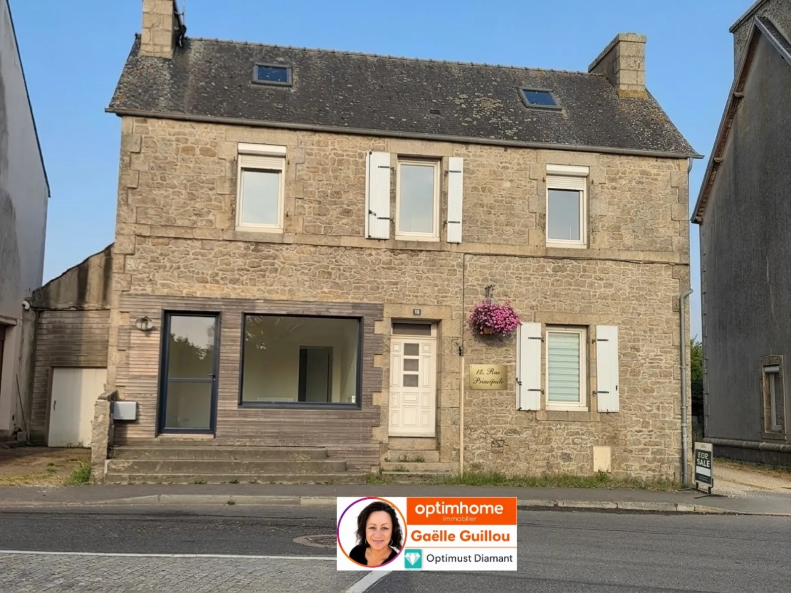 CLEDER : ensemble immobilier maison + local commercial + Hangar - Photo 1