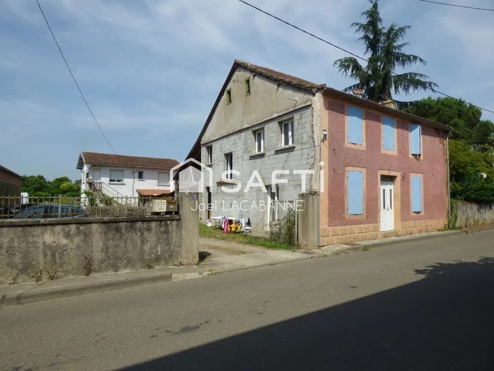 Plaisance du Gers, Immeuble rapport de 2 maisons avec studio, 1 T2 et 2 T3 - Photo 1