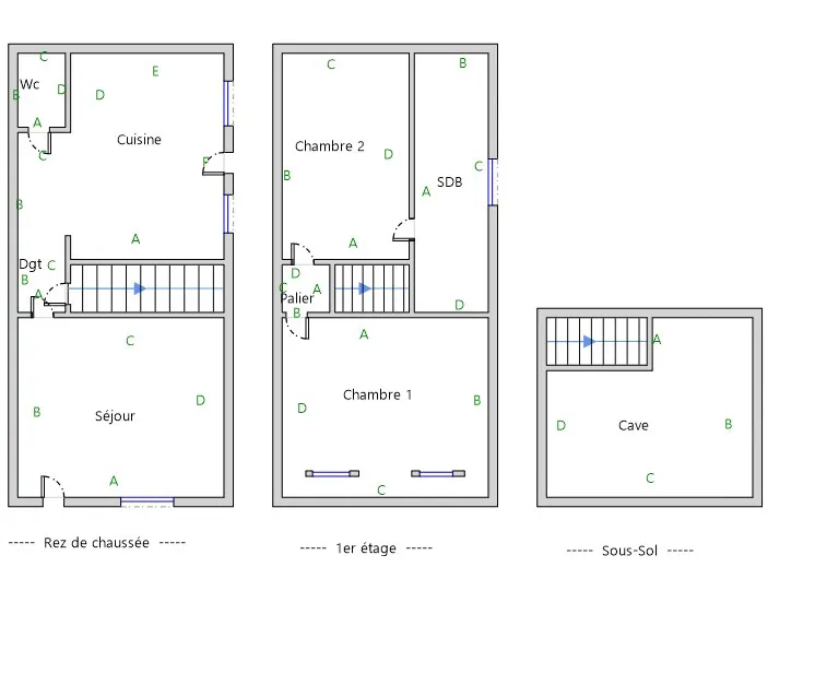 Ensemble immobilier 3 habitations + terrain constructible - Photo 1