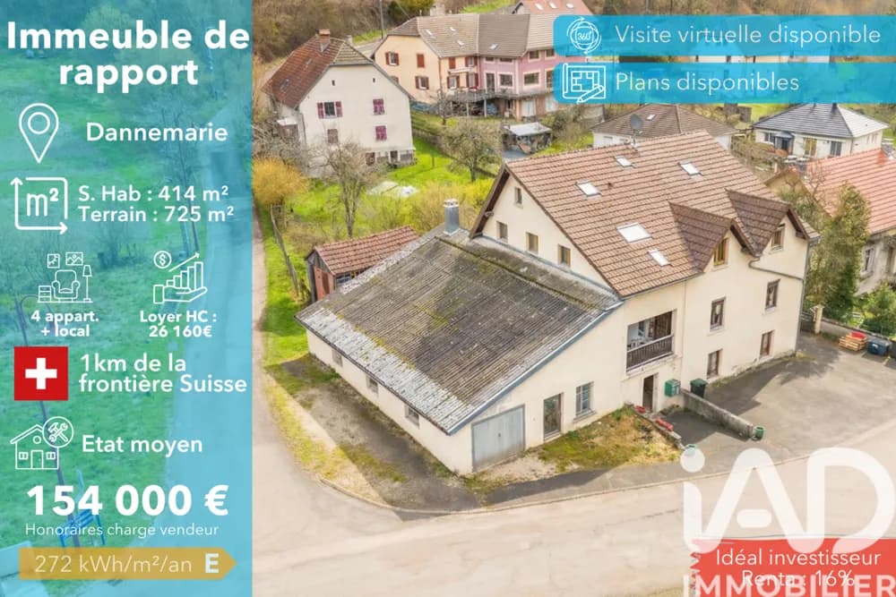 Vente Immeuble 414 m² - Photo 1
