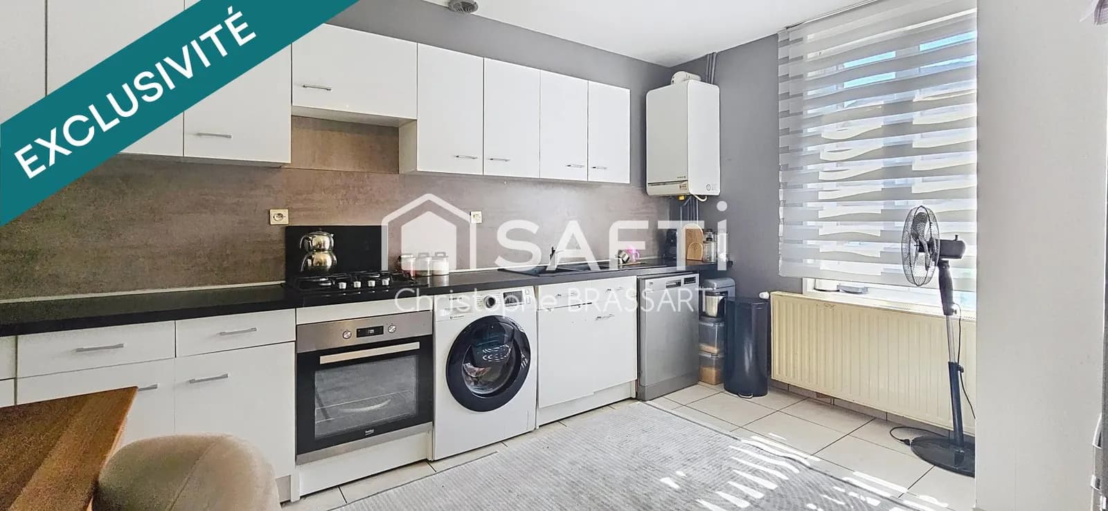 ACHICOURT IMMEUBLE DE RAPPORT DE 175 m² 3 LOGEMENTS LOUÉS AUCUN TRAVAUX À PRÉVOIR - Photo 1