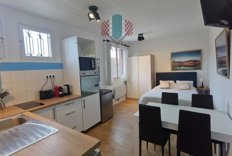 lots 2 appartements meublés loues t3 et studio; centre ville, 1 cave ; investisseur , centre ville - Photo 1