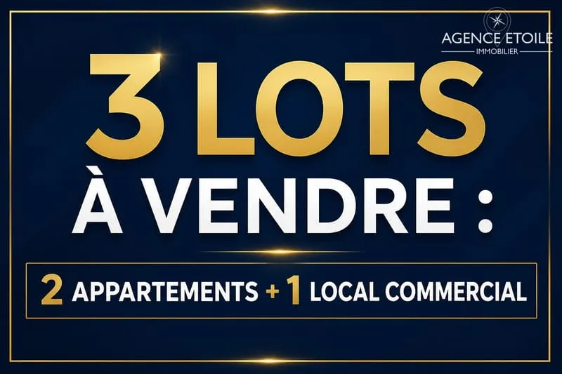 3 LOTS A VENDRE — Local commercial + 2 appartements — 55 rue Tapis Vert, 13001 Marseille - Photo 1